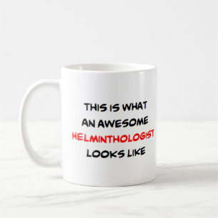 helmintholoog, geweldige koffiemok