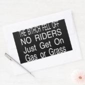 HelmStickers voor motorfietsen Rechthoekige Sticker (Envelop)