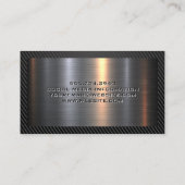 Helmtandwielconstructie Logo | Metallic Visitekaartje (Achterkant)