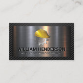 Helmtandwielconstructie Logo | Metallic Visitekaartje (Voorkant)