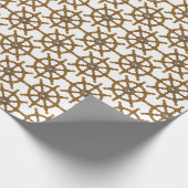 helmwiel van het zeeschip cadeaupapier (Hoek)