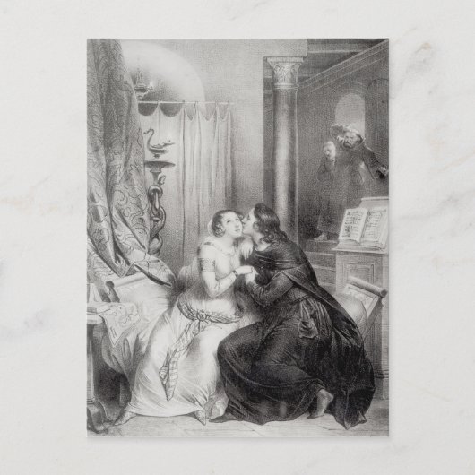 Heloise en Abelard Briefkaart (Voorkant)