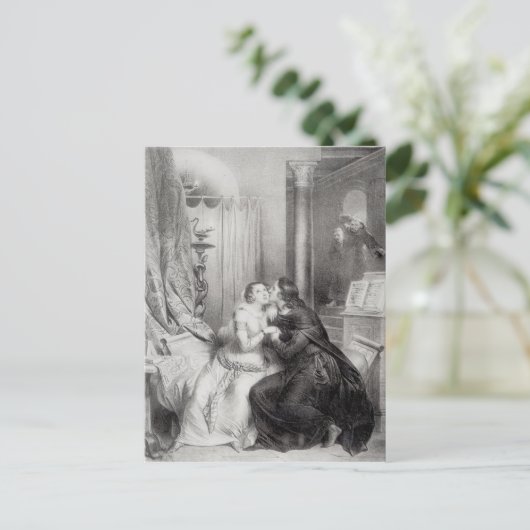 Heloise en Abelard Briefkaart (Staand voorkant)