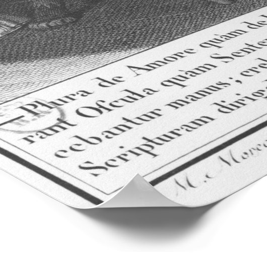 Heloise en Abelard in hun studie Poster (Hoek)