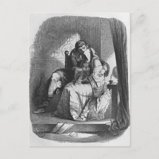 Heloise en Abelarkus Briefkaart (Voorkant)