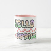 "Heloo Spring" | Bloemendruk Mok (Midden)