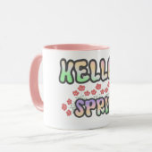 "Heloo Spring" | Bloemendruk  Mok (Voorkant links)