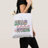 "Heloo Spring" | Bloemendruk Tote Bag (Dichtbij)