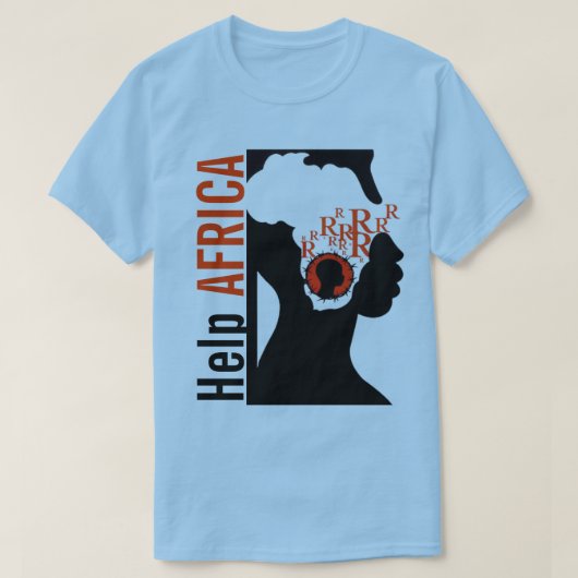 HELP AFRICA T-SHIRT (Design voorkant)