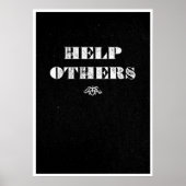Help anderen poster (Voorkant)