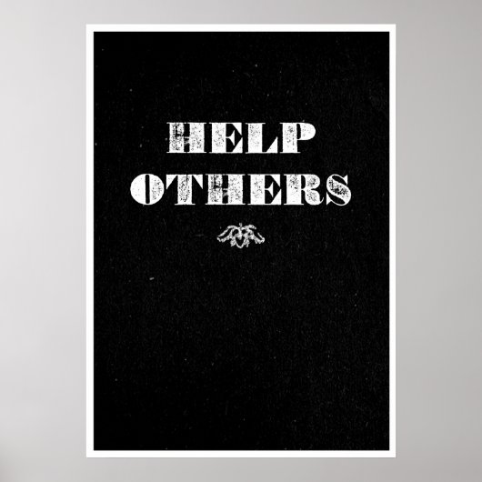 Help anderen poster (Voorkant)