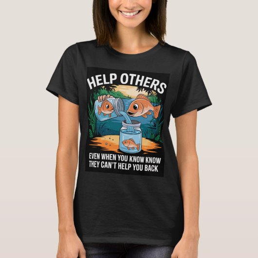 Help anderen t-shirt (Voorkant)