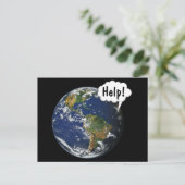HELP! Bespaar de wereld Briefkaart (Staand voorkant)