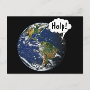HELP! Bespaar de wereld Briefkaart