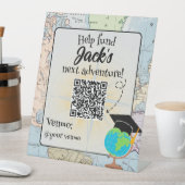 Help bij het financieren van het avonturenbord reclamebord met voetstuk (Insitu)