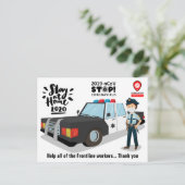 Help - Briefkaart (Staand voorkant)