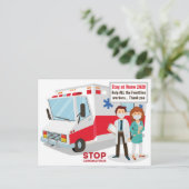 Help-Briefkaart Briefkaart (Staand voorkant)
