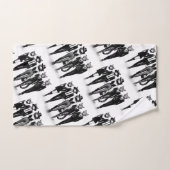 Help Cat Runway Modellen Wandelen De Catwalk Bad Handdoek (Handdoek)