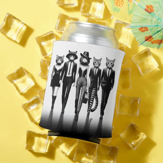 Help Cat Runway Modellen Wandelen De Catwalk Blikjeskoeler (Insitu Zomer)