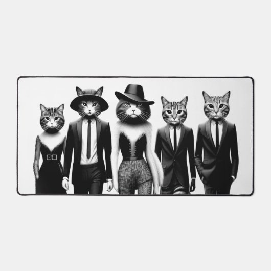 Help Cat Runway Modellen Wandelen De Catwalk Bureaumat (Voorkant)