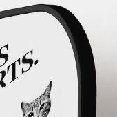 Help Cat Runway Modellen Wandelen De Catwalk Pickleball Paddle (Links Detail)