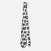 Help Cat Runway Modellen Wandelen De Catwalk Stropdas (Voorkant)