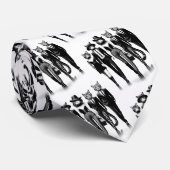 Help Cat Runway Modellen Wandelen De Catwalk Stropdas (Opgerold)