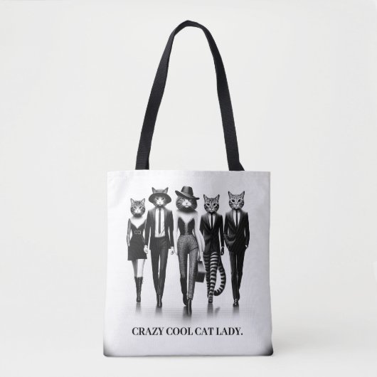 Help Cat Runway Modellen Wandelen De Catwalk Tote Bag (Voorkant)