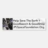Help de aarde te redden bumpersticker (Voorkant)