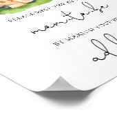 Help de bezige aanstaande moeder een envelop adres poster (Hoek)
