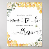 Help de Bezige mama om een envelop aan te spreken Poster (Voorkant)