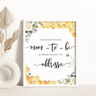 Help de Bezige mama om een envelop aan te spreken Poster