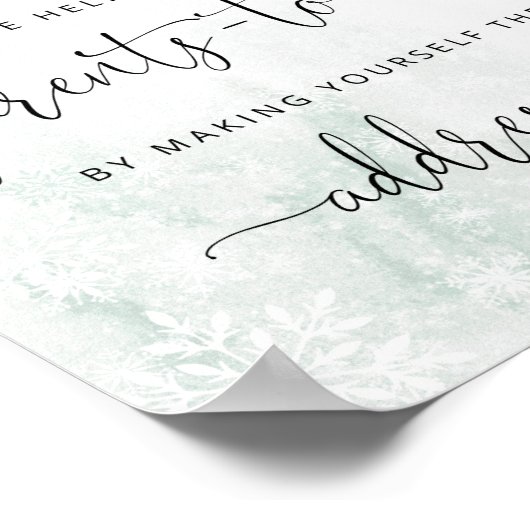 Help de Bezige Ouders een envelop te richten Poster (Hoek)