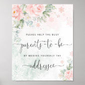 Help de Bezige Ouders een envelop te richten Poster (Voorkant)