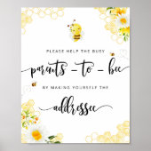 Help de Bezige ouders om een enveloppost aan te sp Poster (Voorkant)