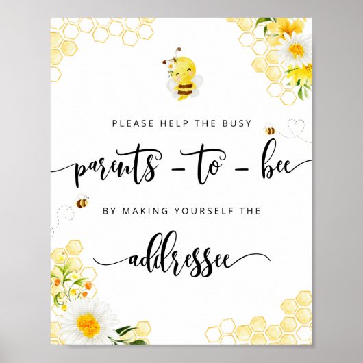 Help de Bezige ouders om een enveloppost aan te sp Poster (Voorkant)