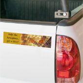 Help de honingbijen, haal een bijenkorf! bumpersticker (Op Truck)