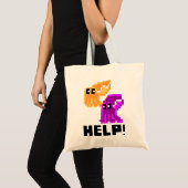 Help de inktvis te redden! boodschappentas tote bag (Voorkant (product))