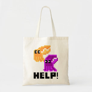 Help de inktvis te redden! boodschappentas tote bag