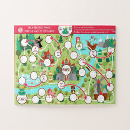 Help De Kikkerprins Aan Het Kasteel Spel Kinderen Legpuzzel