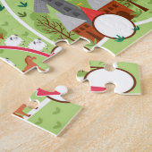 Help de Kikkerprins om bij het Kasteel te Komen Sp Legpuzzel (Zijkant)