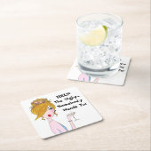 "HELP de lelijke - iemand moet het doen!" Kartonnen Onderzetters (Insitu)