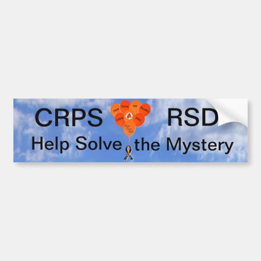 Help de Mystery Balloons Bumpersticker op te losse (Voorkant)