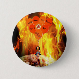 Help de Mystery CRPS RSD Hope boven pijnbek op te  Ronde Button 5,7 Cm