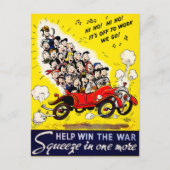 Help de oorlog te winnen - Carpool Briefkaart (Voorkant)