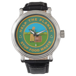 Help de planeet om voedselverspilling te stoppen horloge