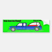 Help de planeet te redden bumpersticker (Voorkant)