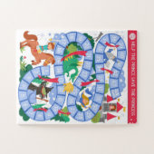 Help de prins de prinses van de heks te redden legpuzzel (Horizontaal)