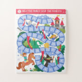 Help de prins de prinses van de heks te redden legpuzzel (Verticaal)