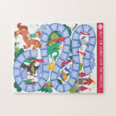 Help de prins om de prinses te redden van de heks legpuzzel (Horizontaal)
